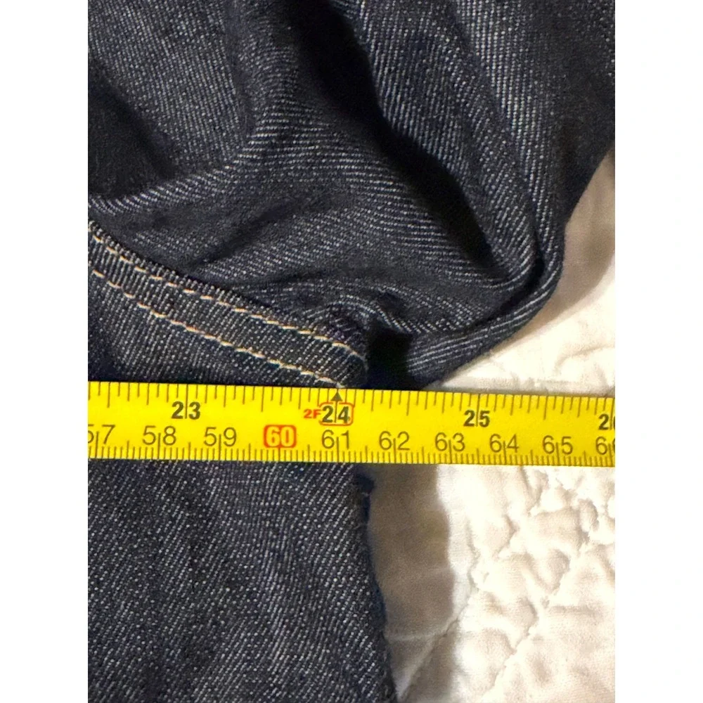 Levis Trucker Jacket Mens XXL Dark Indigo Denim Button Up Coat 70777-0001